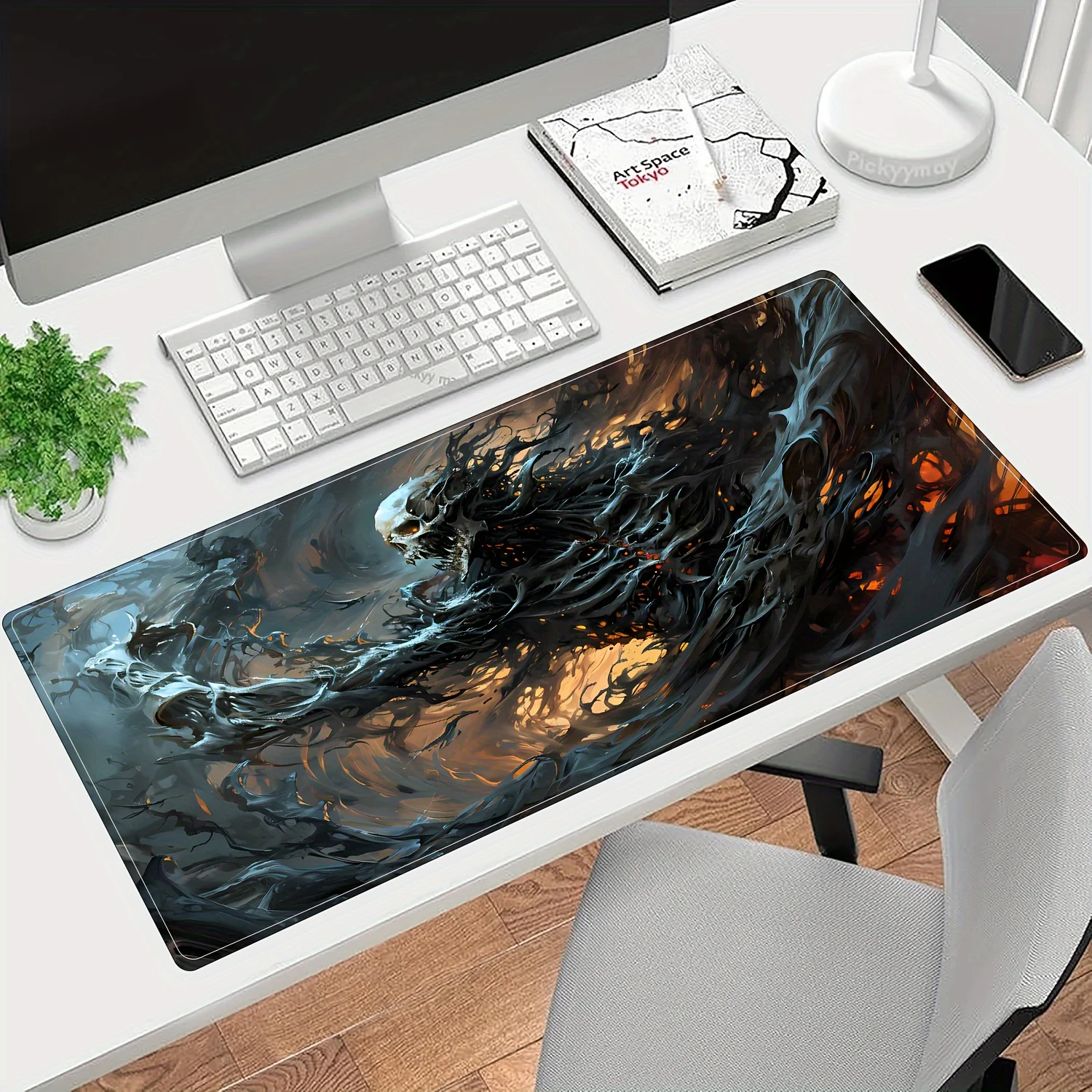 

Chaos Leviathans Large Gaming Mouse Pad XXL desk mat rubber non-slip precision locking office mats suitable for laptop computers