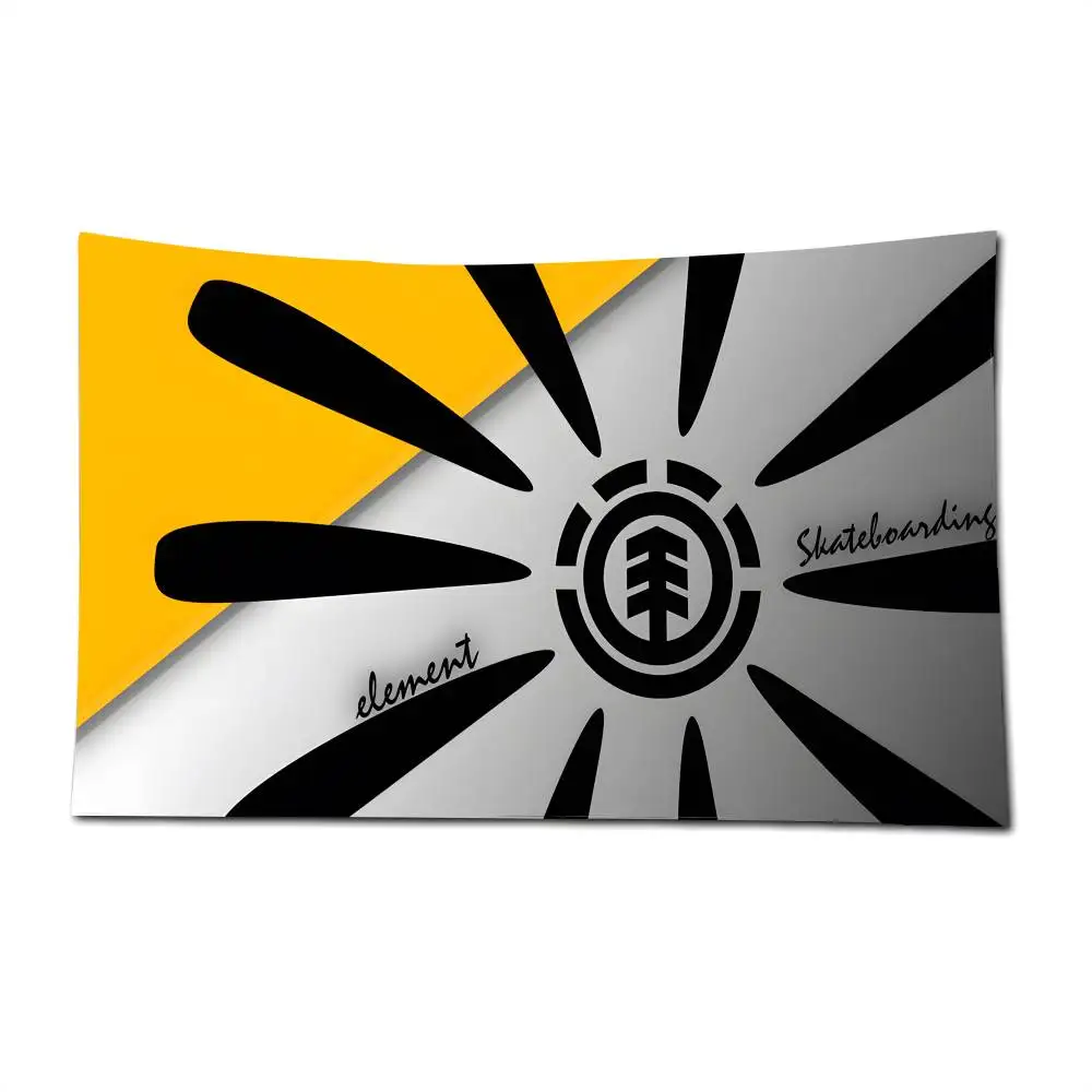 Element Skateboard Logo Vlag Banner Tapijt Outdoor Decors Garage Decoratie Grappige Vlaggen Voor Slaapkamers Flaga