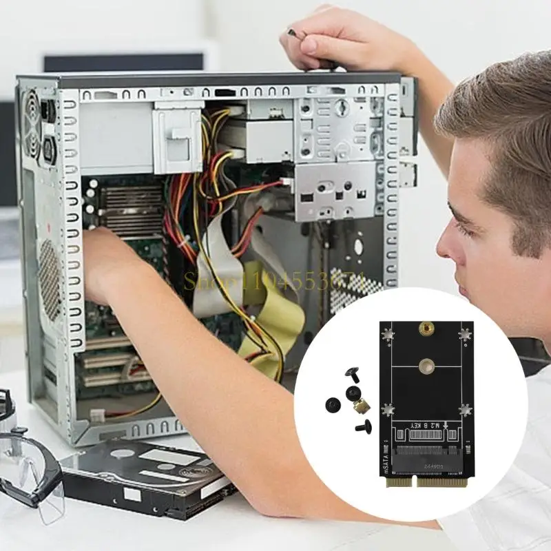 Best Seller Efficient MSATA To M.2 B Drive Adapter Card Enhances Heat Dissipation For 2230 2242 Drive Installation Without