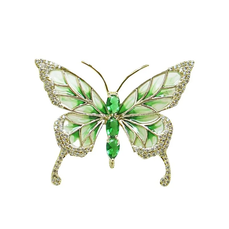 

1Pc Exquisite Butterfly Brooches for Men Women Lovely Insect Pins Accessories Party Gifts Spring Summer Holiday Gift 2025 Trend