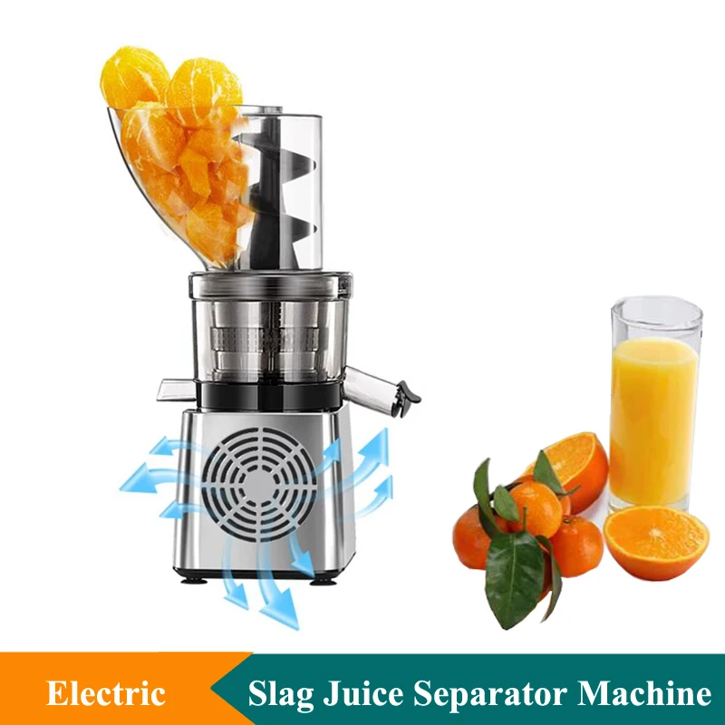 

110V 220V Automatic Fruit Juicer Machine Stainless Steel Slag Juice Separator Machine 500W High Efficiency Orange Juicer Machine