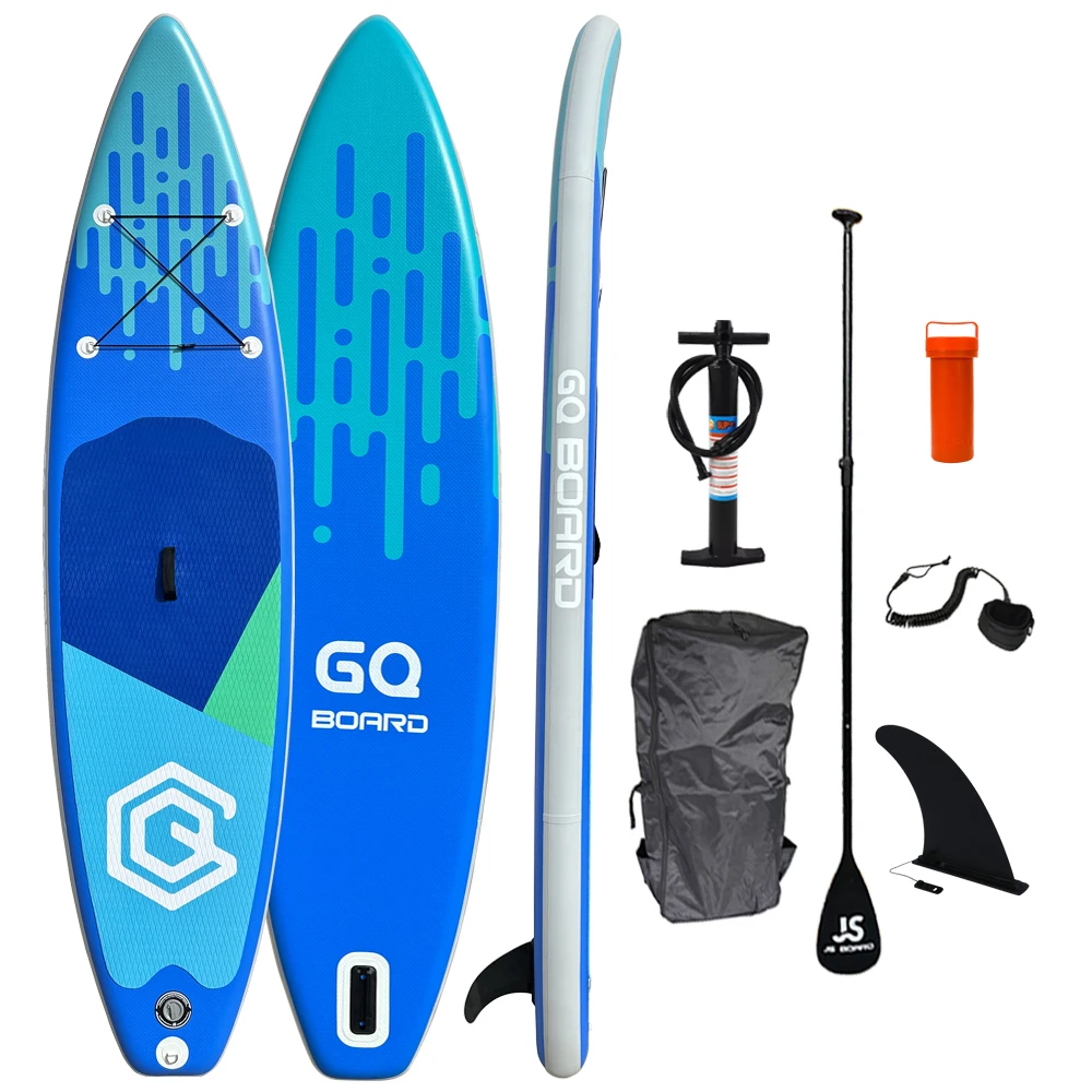 

Надувная доска для SUP GQ RD BOARD SUP для плавания и серфинга с насосом, веслом и безопасным поводкомSUR