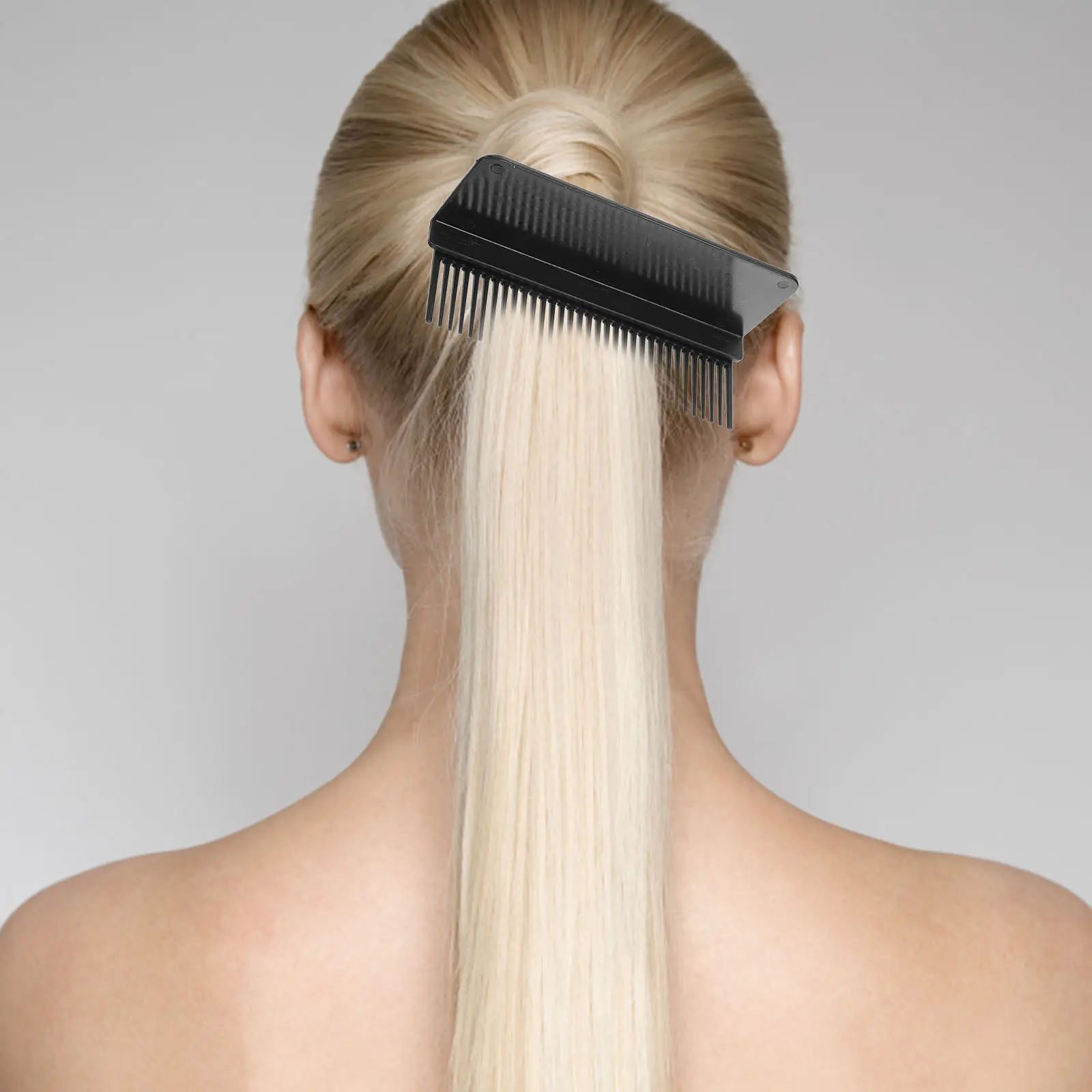 

Насадка-расческа для выпрямления волос, прочная пластиковая конструкция без узлов, для домашнего и салонного использования, портативная расческа-выпрямитель