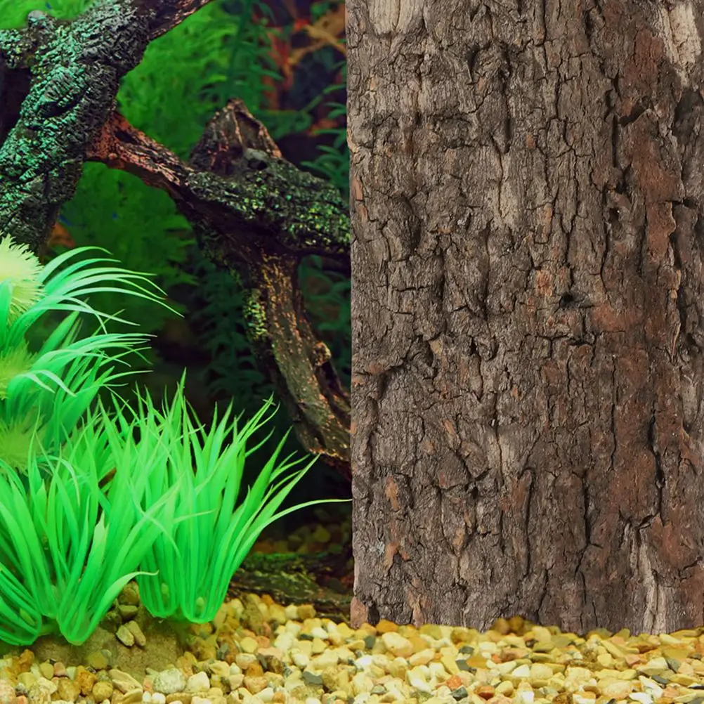 Terrarium Reptile Bark Backdrop Fish Tank Bark Background Cork Background Bark landscaping decoration climbing pet box decor