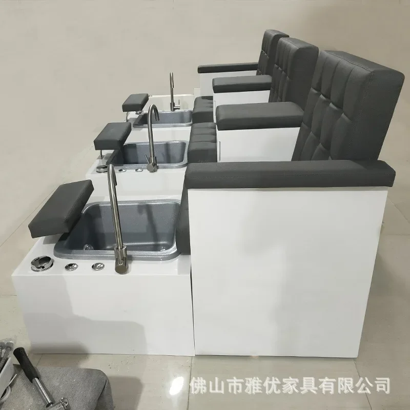 Manufacturer Foreign Trade Nail Art Three-person Sofa Foot Bath Massage Automatic Electric Multifunctional Foot Therapy Beauty S