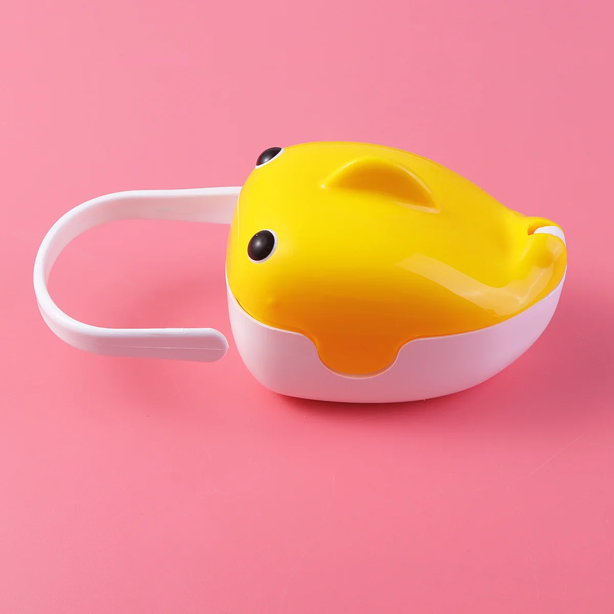

Whale Baby Pacifier Holder Case Large Capacity Travel Outdoor Yellow PP Material Durable Strong Easy Clean Accessory