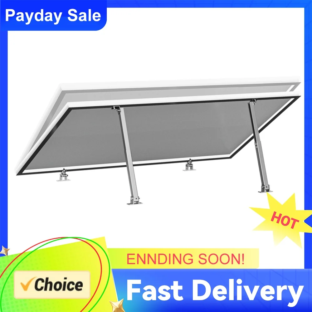 Photovoltaic Bracket Adjustable Solar Panel Mount Support Aluminum Alloy Solar Panel Mounting Bracket 15-30 Degrees