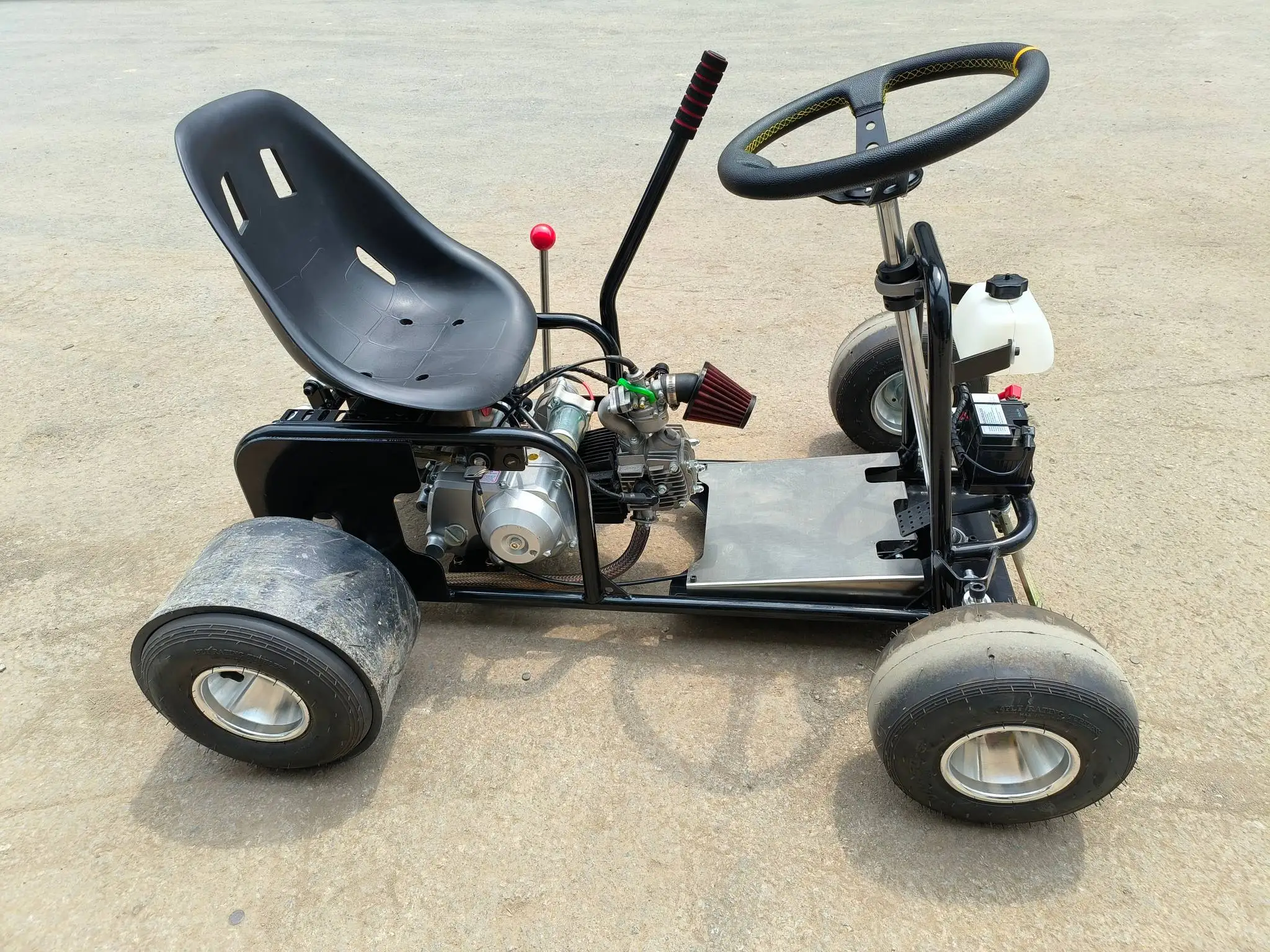 Off-Road Passion,Lifestyle Vibe125CC Mini Drift Kart Equipped Hand Brake For Outdoor EntertainmentTrending NowPure Adrenaline