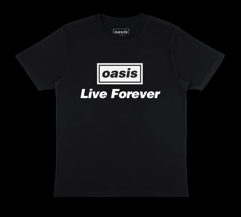 2024 a-Oasis Tour Peripheral limit T-Shirts Trendy 100%Cotton T-Shirt Women's Loose Hot-selling Fashion Short Sleeve top