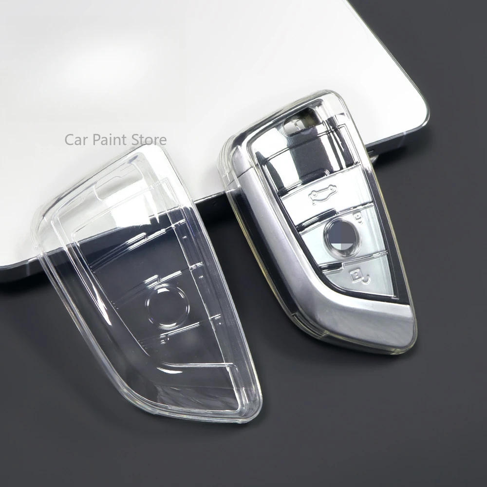 

Car Key Case Cover Shell for BMW Holders X3X4X5X6, New 3/5/7 Series Transparent TPU Plastic F0 F10 F18 M3 M4 M5 E34 E90 E60 E36