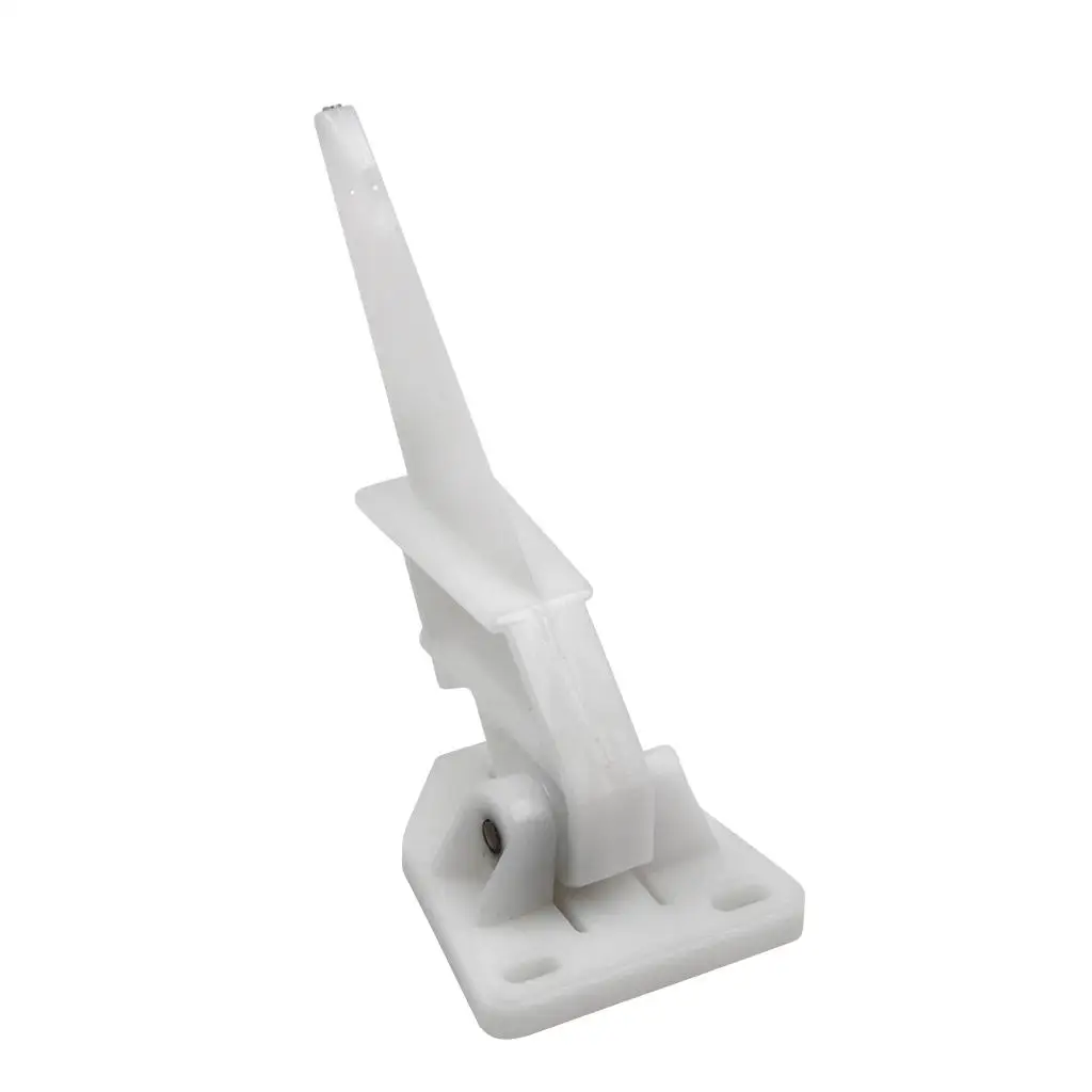 

White Plastic Boat Universal Speedometer Pick Up Tube Pitot 0 MPH