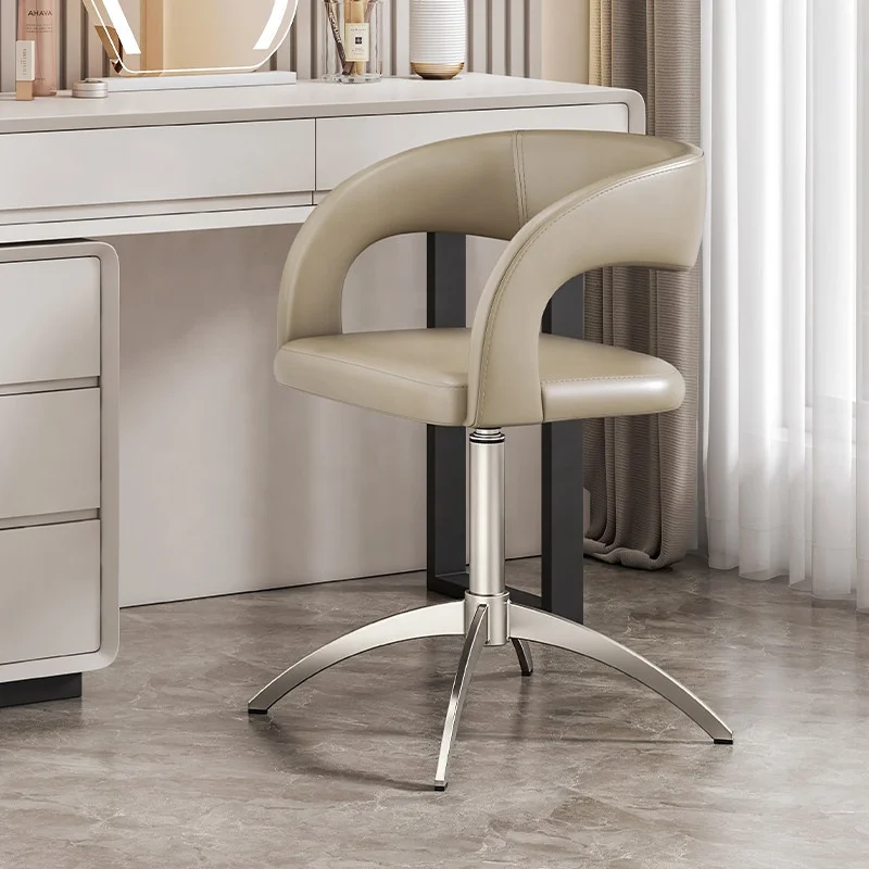Rotatable steel chair Home meeting negotiation Leisure chair Light luxury