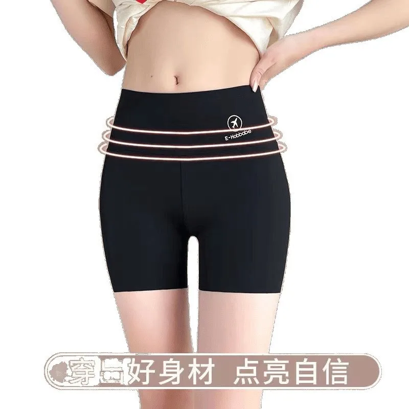 Women High Waist Tummy Control Butt Lift Seamless Thin Summer 3 Inch Shark Shorts Anti Chafing Safety Under Dress Yoga Shapewear