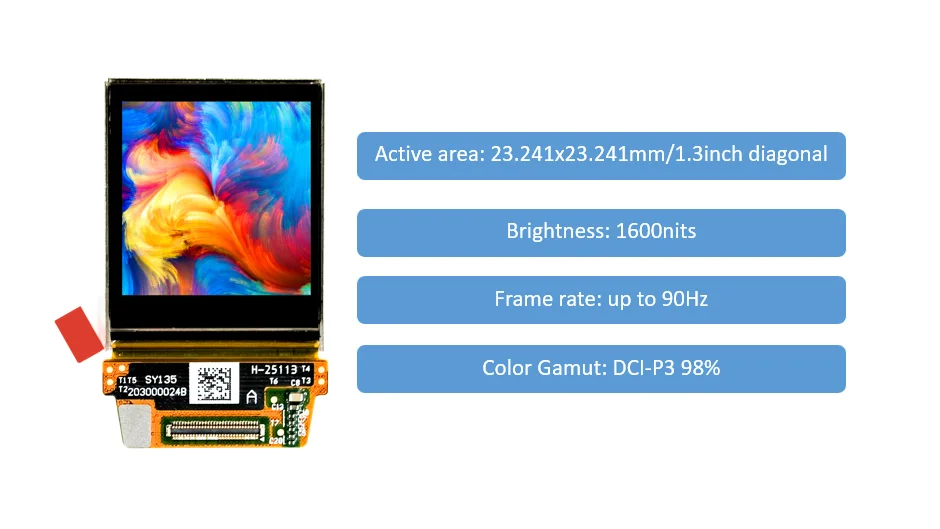 TDO 3552x3552 4k 1.3 Inch Micro OLED Binocular Display Module Type-C Driver Board For Surgical AR Glasses Surgical Robot XR