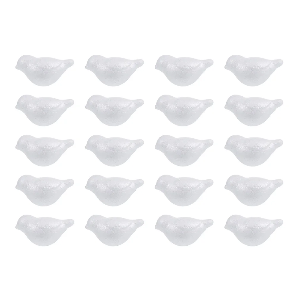 

20 Pcs Foam Ball DIY Child Bird Kids Toy Toys Painting Crafting Crafts for Mold Model