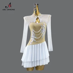 2024 Latin Dance Dress Girls Kids Dancewear Line Costume Competition Skirt Women Stage Samba Sport Suit Practice Wear Customized