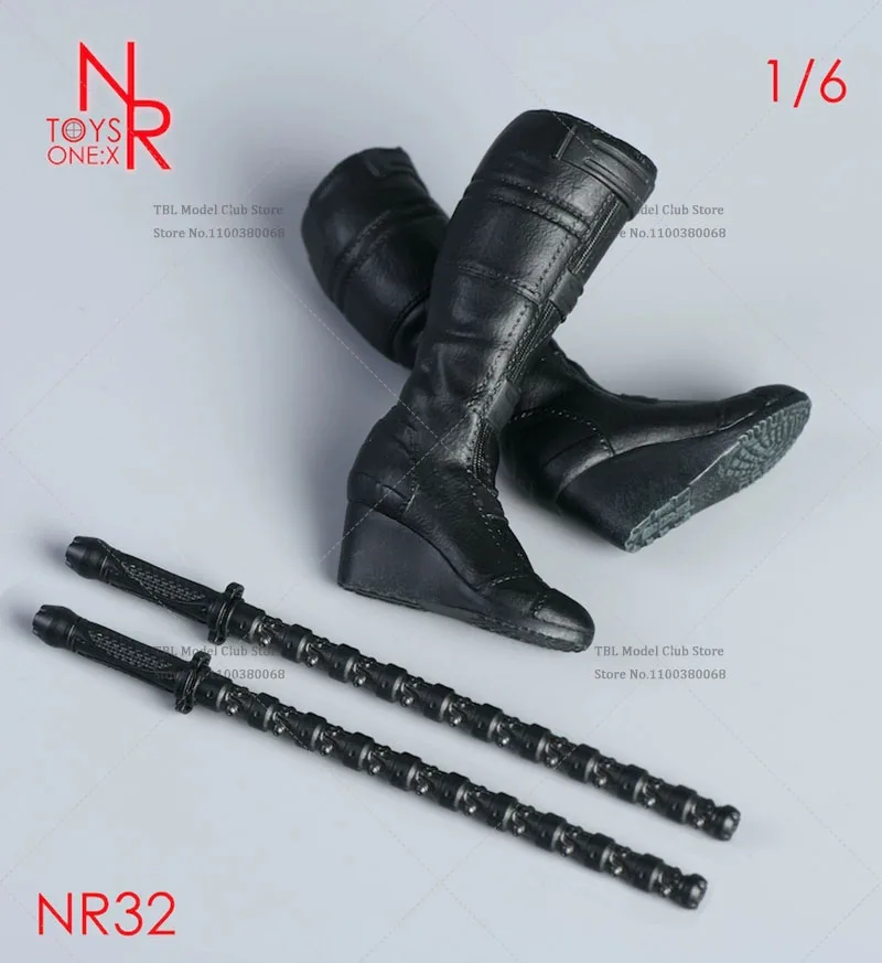 In Stock NRtoys NR32 1/6 Scale Female Combat Boots Short Shoes Solid Inside Fit 12'' Soldier Detachable Feet Action Figure