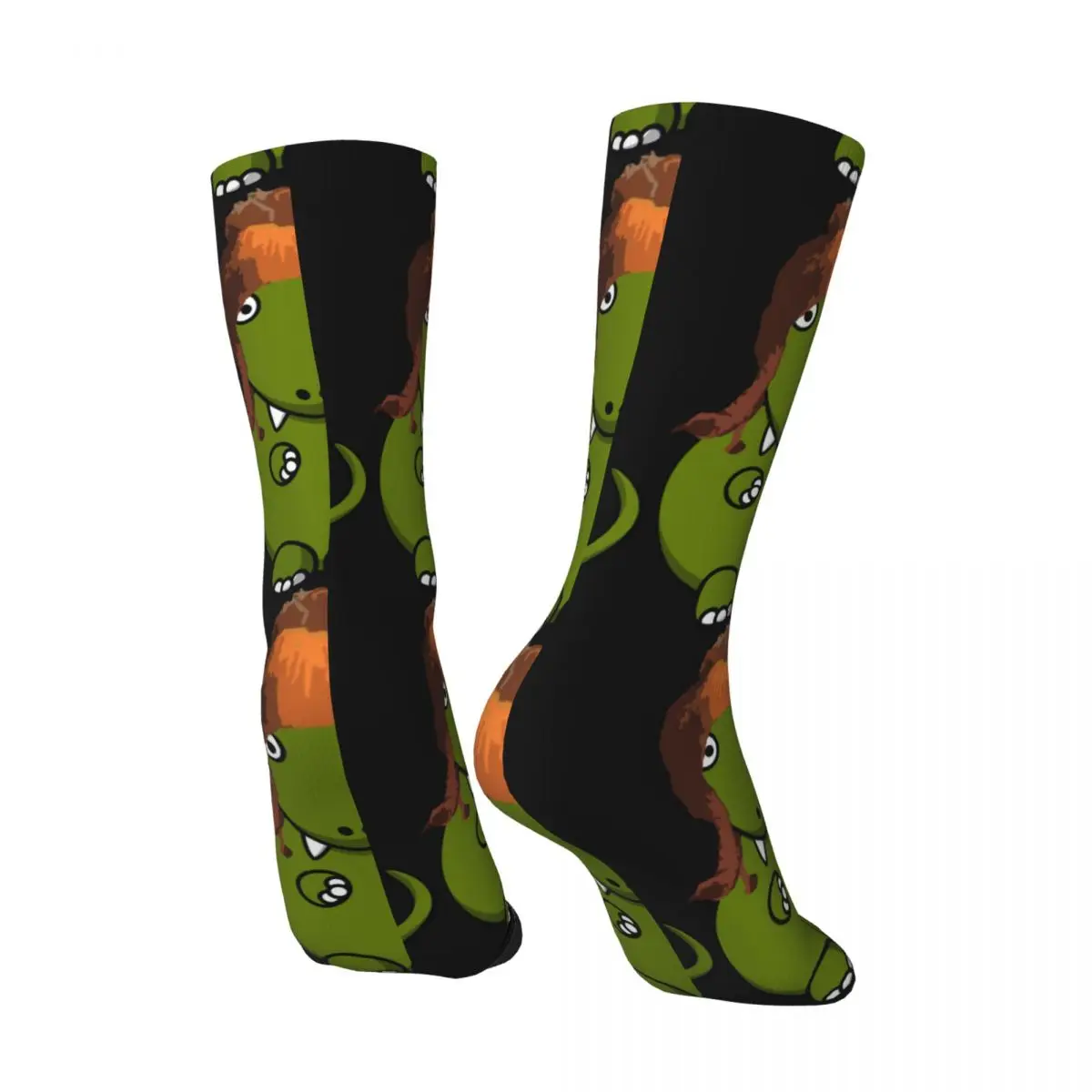 Feliz engraçado meias de compressão masculina um dinossauro no chapéu de jayne vintage firefly spaceship ficção científica série tv crew sock