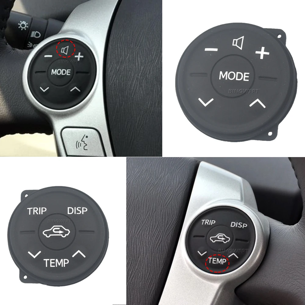 Multifunction Steering Wheel Button Switch Control Button Switch For Toyota Prius ZVW30 2010-2013 Toyota Prius 30 2009-2013 view 4
