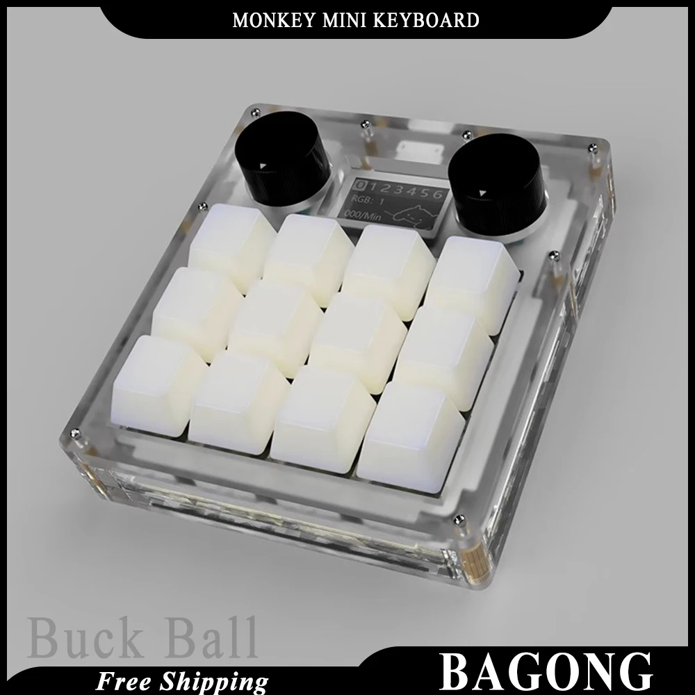 

Мини-клавиатура Mokey 12x2 V2.2 с Rgb-подсветкой