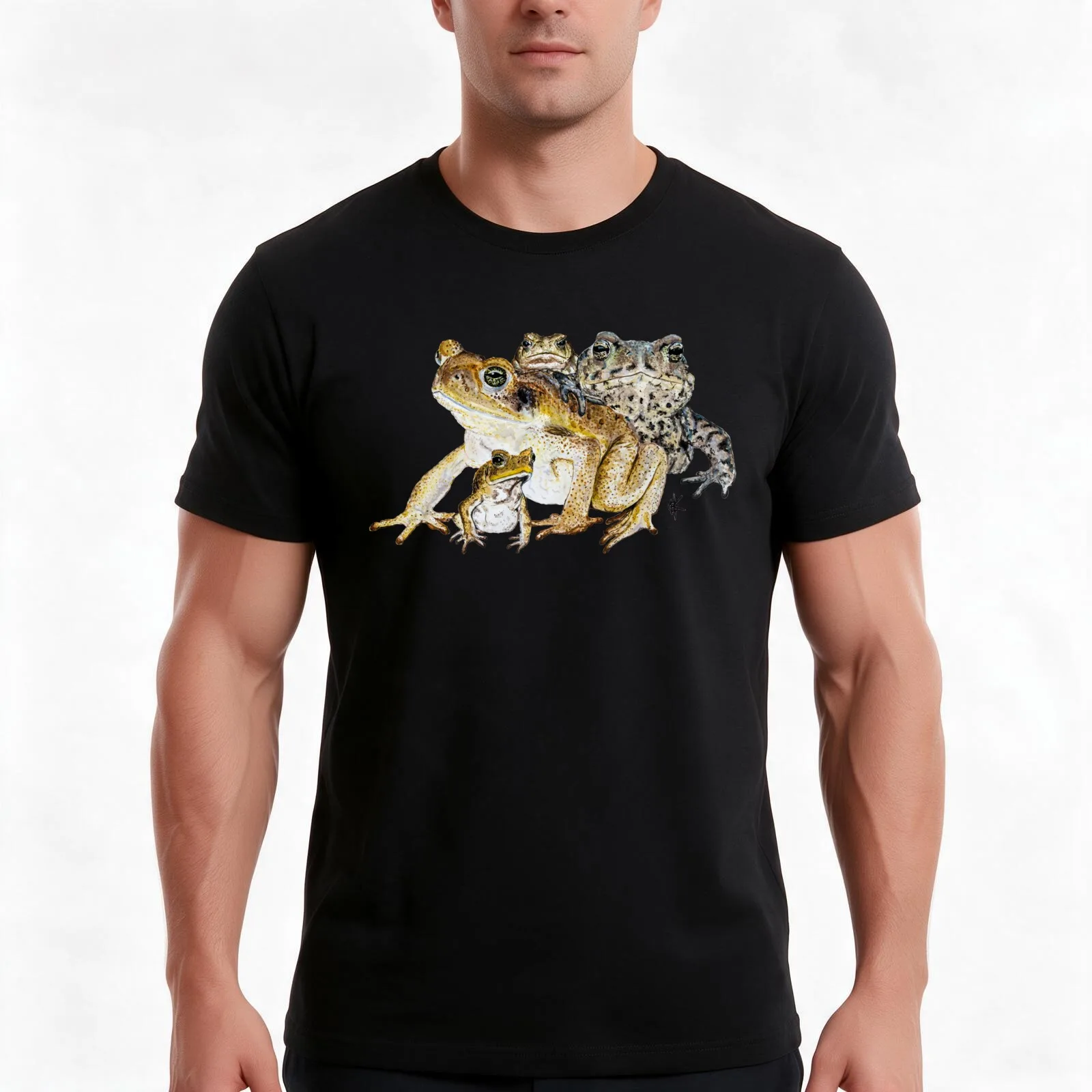 The Toads T-Shirt Summer Casual Cotton Tee Oversized Streetwear Tops Vintage Graphic Print Loose Fit Short Sleeve