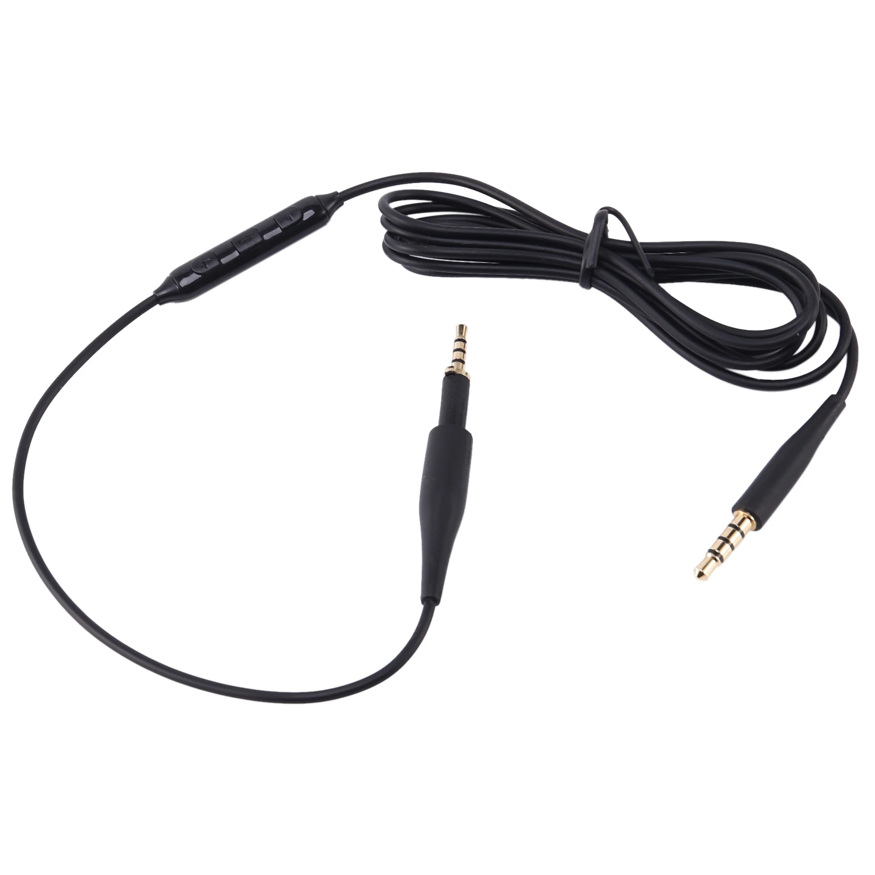 Replacement Cable Audio Cord with Mic Volume Control for AKG K430 K450 K451 K452 Q460 K480 JBL J55 J88 Headphones Black