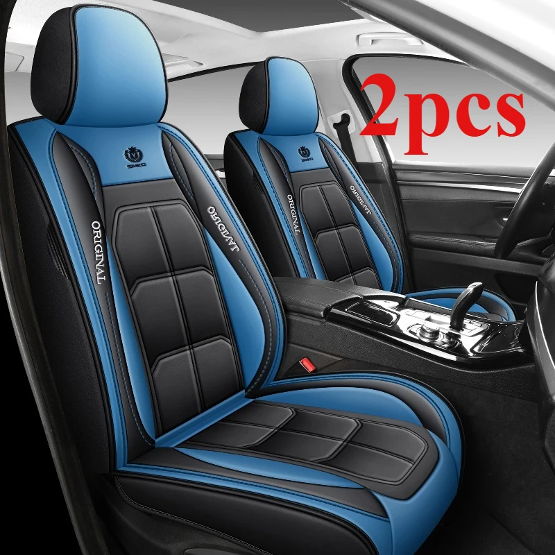 

1pc Premium PU Leather Universal Fit Car Seat Cover All-Season Protector Mat with Soft Cushion Full Package Seat Cover