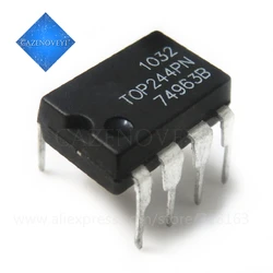 10pcs/lot TOP244PN TOP244P TOP244 244PN DIP-7 In Stock