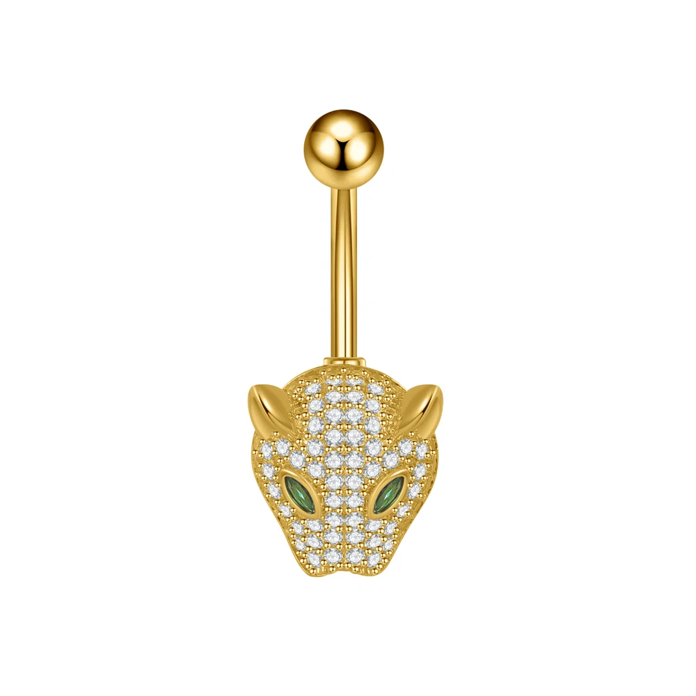 Mixed-Style Curved Belly Piercing Jewelry