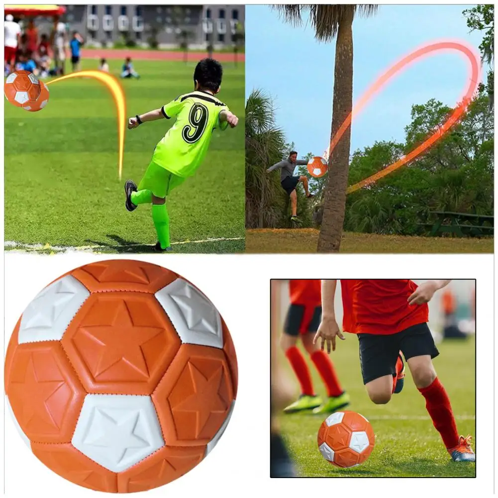 

Curve Swerve Soccer Ball Wear-resistant Soccer Ball Durable Children's Soccer Ball with Star Pattern for Outdoor for Boys