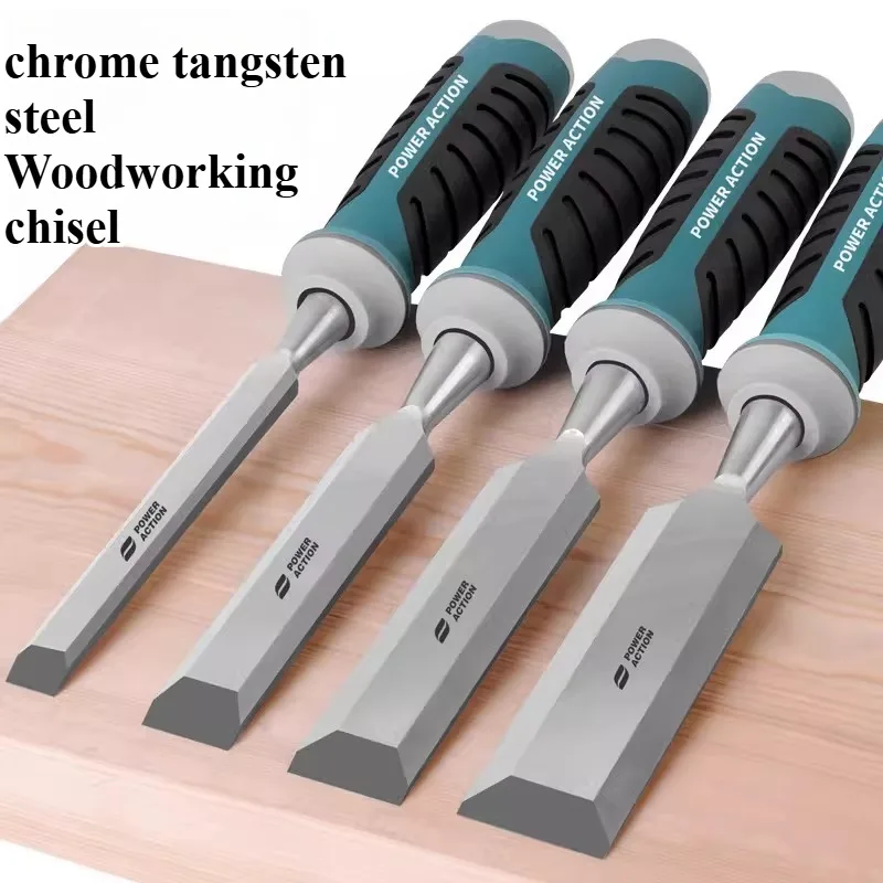 6mm-50mm] Special steel woodworking chisel, flat chisel, flat chisel, carpenter's tool, comprehensive shovel