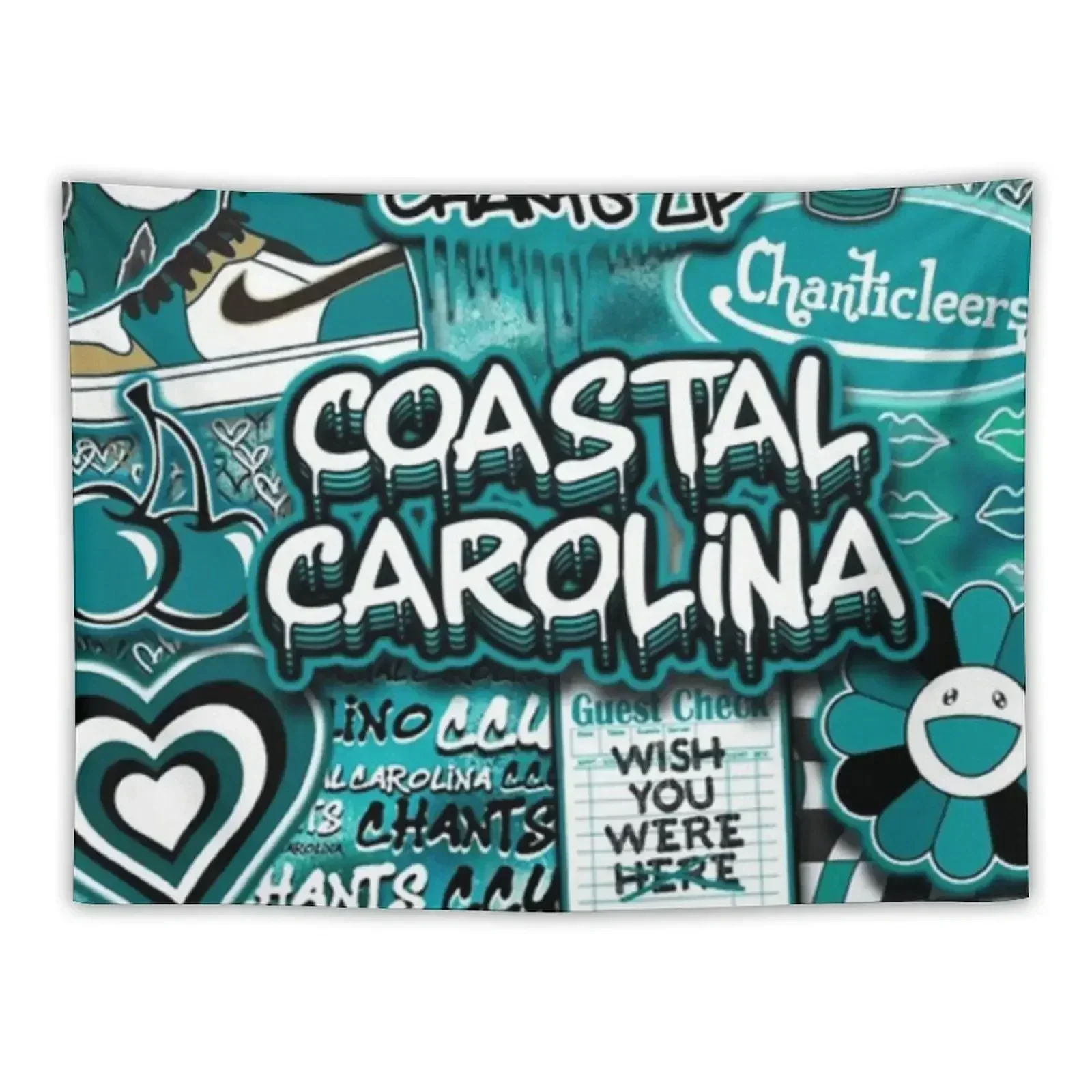 

Coastal Carolina University Tapestry Wall Hanging Wall Wallpaper Bedroom Decoration For Bedroom Tapestry