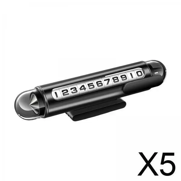 

Emergency Car Temporary Parking Card Seat Belt Cutter Window Breaker Number Plate for Automobile Security