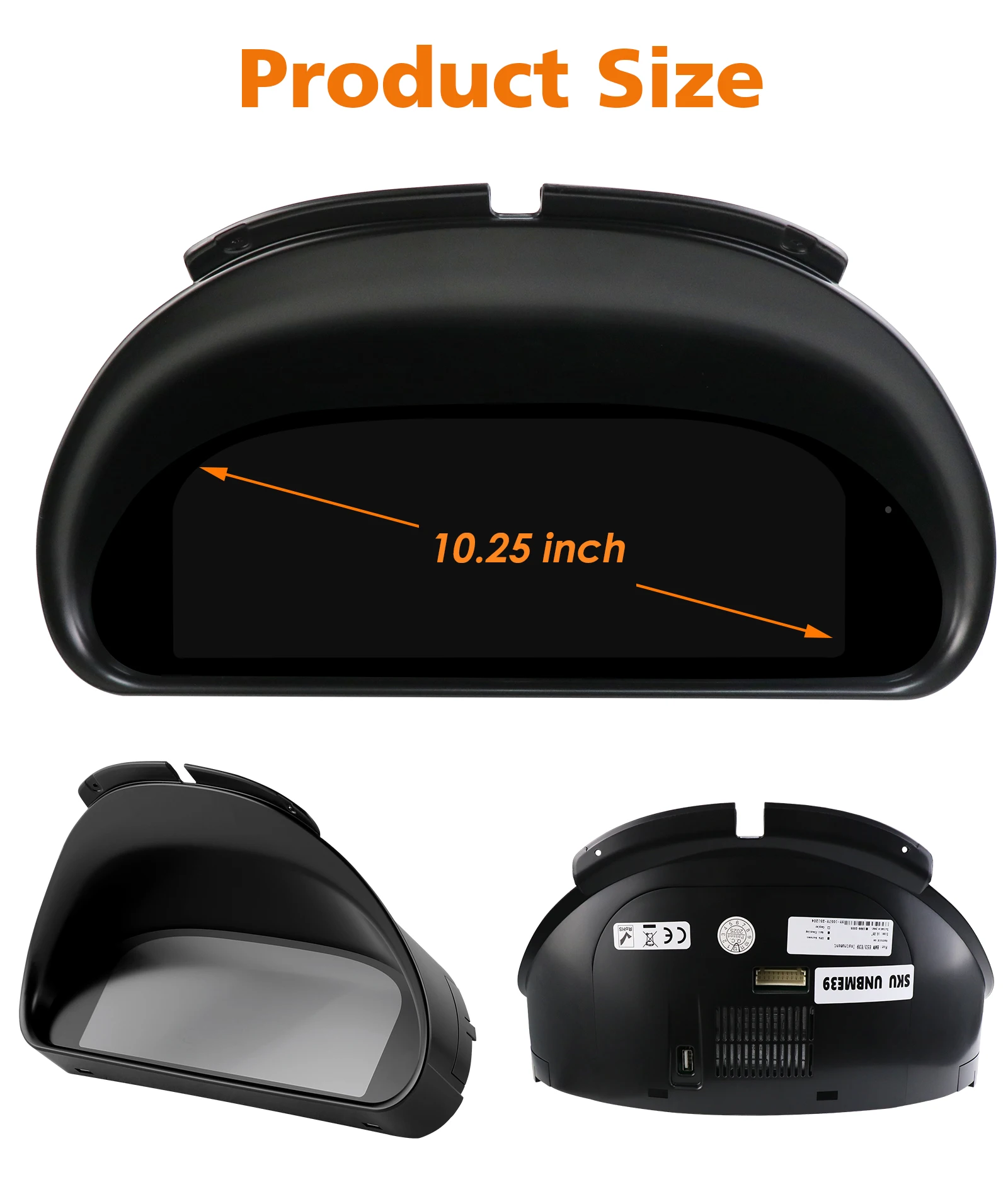 Hizpo 10,25 Zoll Digitales Auto-Armaturenbrett für BMW X5 E53 / 5er Serie E39 1999-2006 Digitales Cluster-Instrumentenanzeige Tachometer – Detail 11