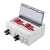 태양광 태양광 PV 컴바이너 박스, 번개 보호, 2 입력, 2 출력, DC 600V 퓨즈, MCB SPD, 야외 방수 박스, IP65 4