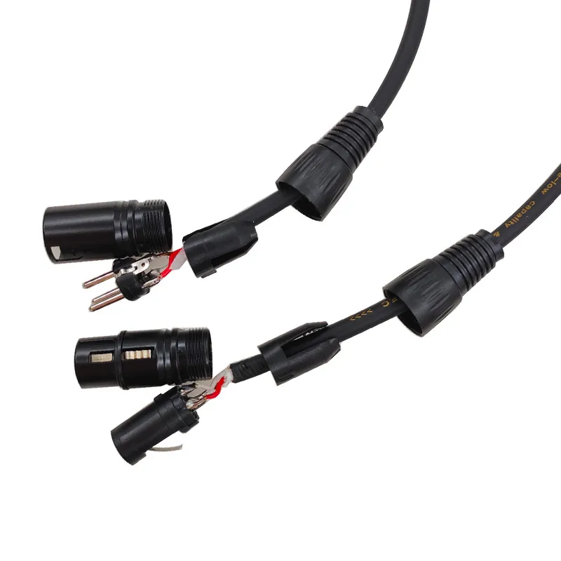 0.5M DMX512 XLR Cable Male to Female M/F OFC Audio Cable Shielded For Microphone Mixer