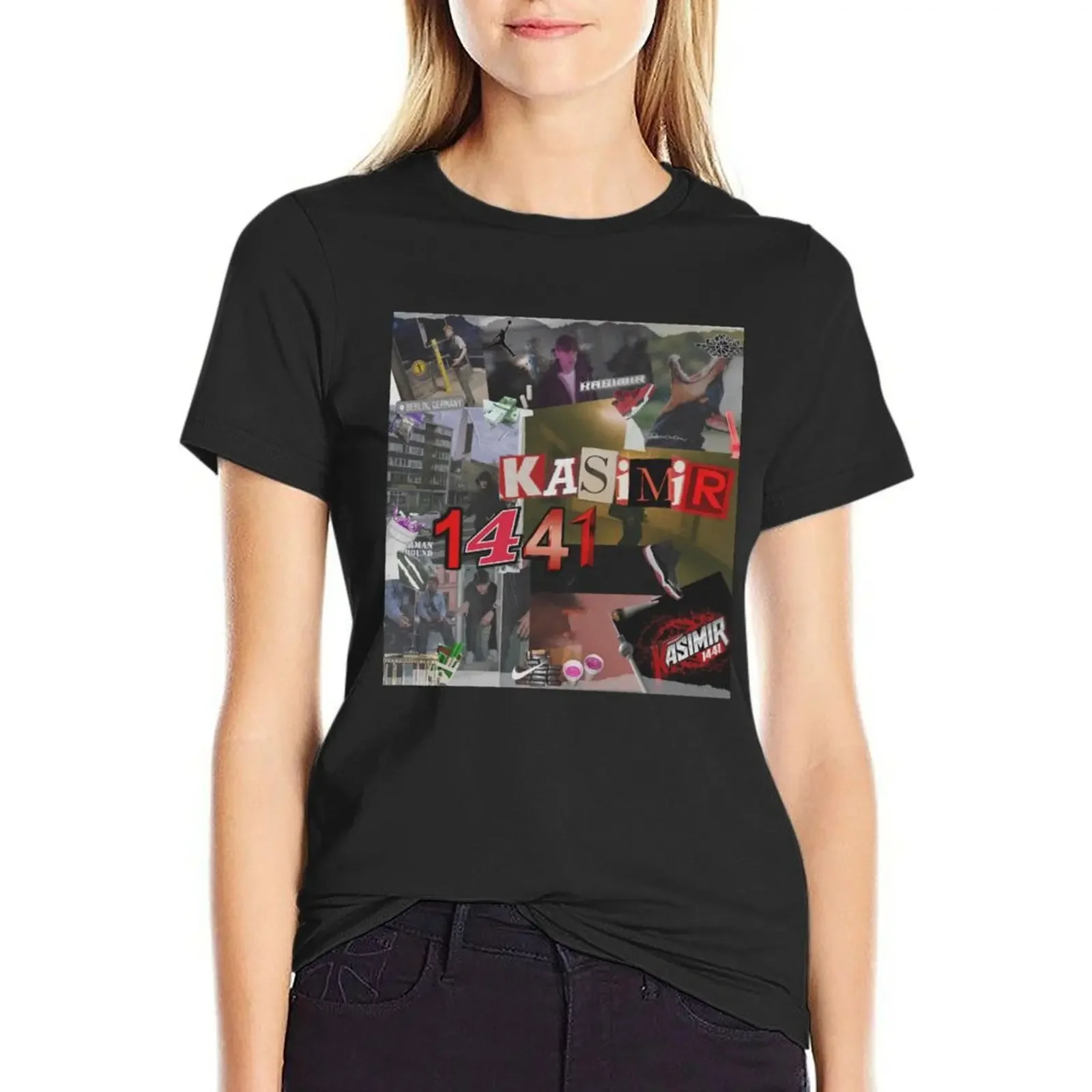 

Casimir 1441 collage T-Shirt anime clothes funny tees animal print womans clothing