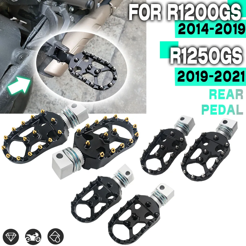 

Задние подножки для BMW R1200GS LC ADV 2014-2019 R1250GS LC ADV 19-2023 GSA1250 LC пассажирские подножки Запчасти для мотоциклов