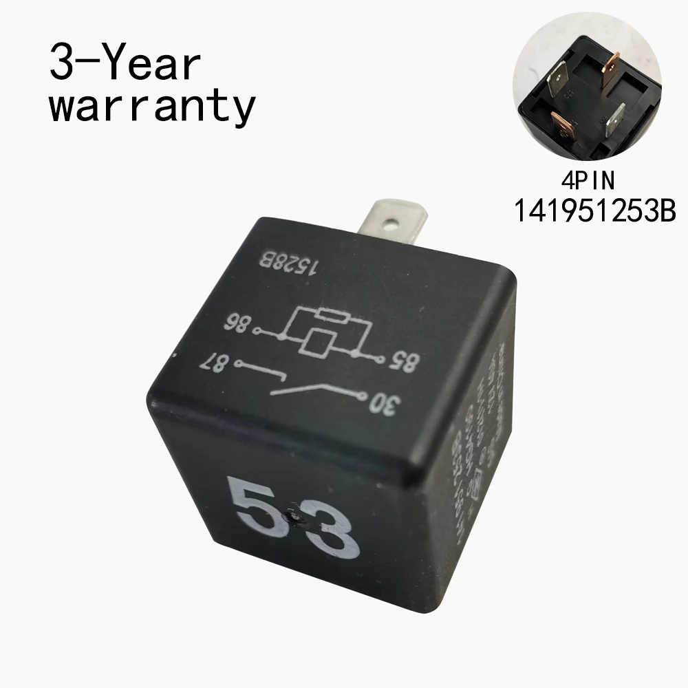 Relay 53 141951253B for Audi A8Q AUDI A8 S8 QUATTRO AS3 AUDI S3 VW Polo Passat Golf 141 951 253B