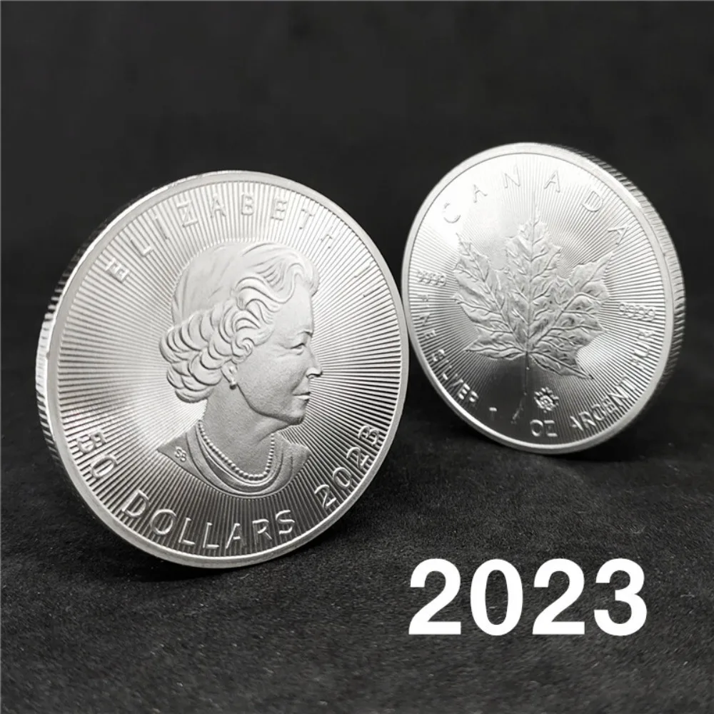 Regalo Conmemorativo Vintage para Amigos con Significativo Diseño de Hoja de Arce Canadiense 2023, Joyería Decorativa Turística con Significado