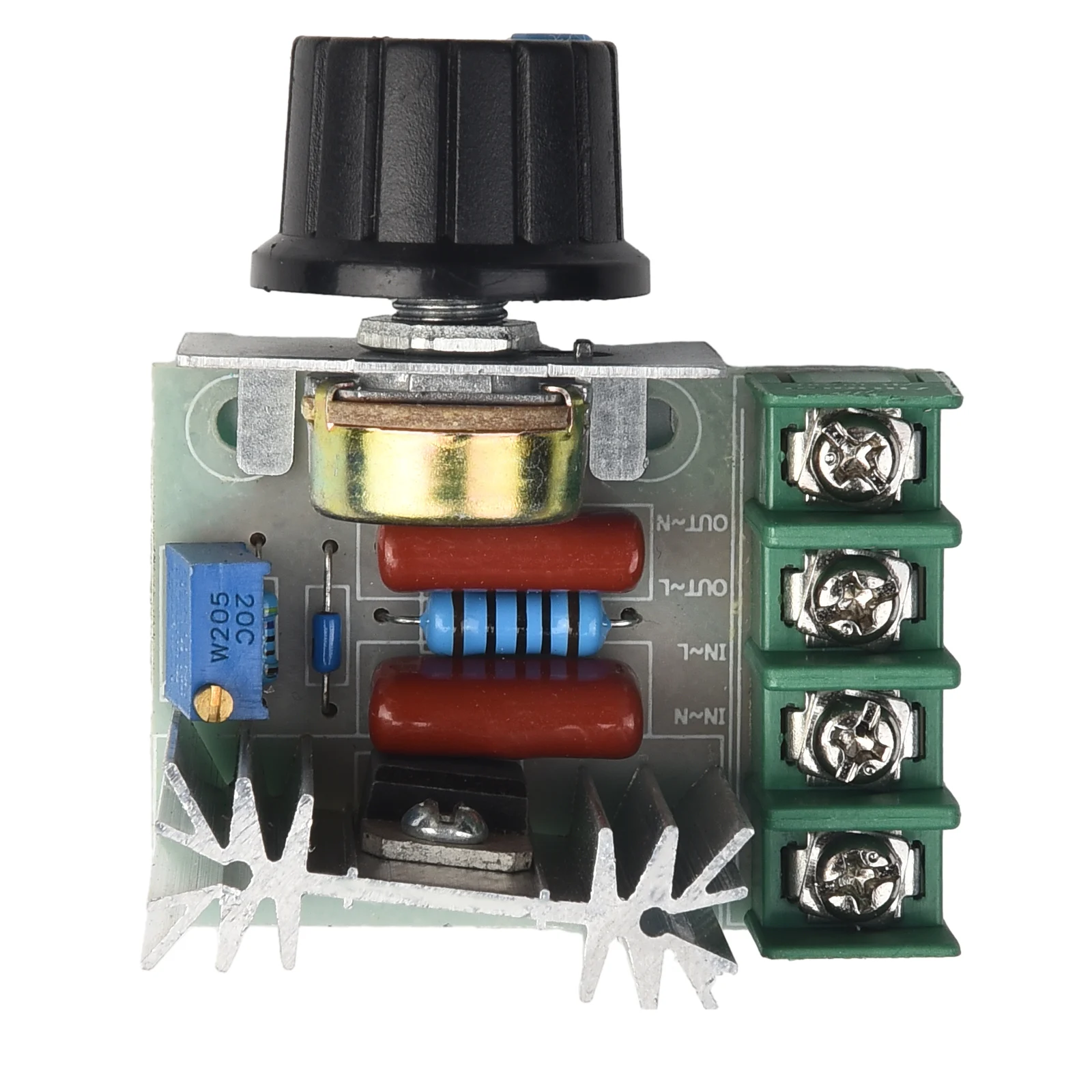 Functional Voltage Regulator Thermostat Motor Plastic SCR Speed 2000W 220V Controller Dimmers Easy Installation Heavy-duty