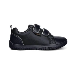 Boys Girls Barefoot Shoes Kids Wide Toe Minimalist Fashion Sneakers Lightweight Hook Loop Artificial Leather Walking Flats