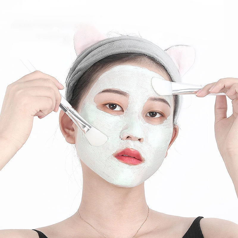 Christmas gift Professional Silicone Facial Mask Brush Cream Mixing Silicone Brush Makeup Brush Face Skin Care Tool