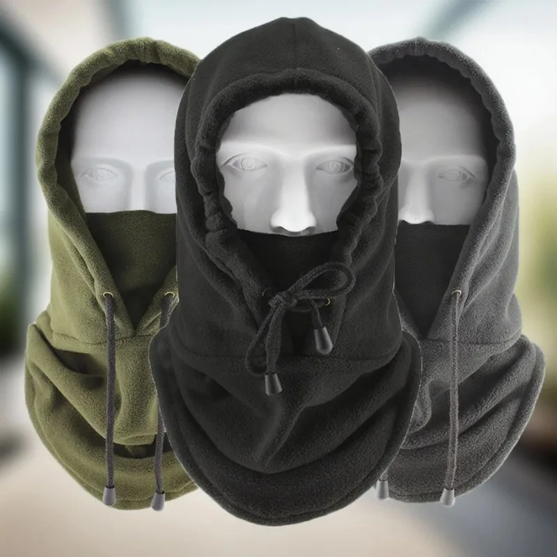 Winter Windproof FleeceLined Warm Accessories Cold Weather Protection Breathable Material Universal Fit Outdoor Sports Essential