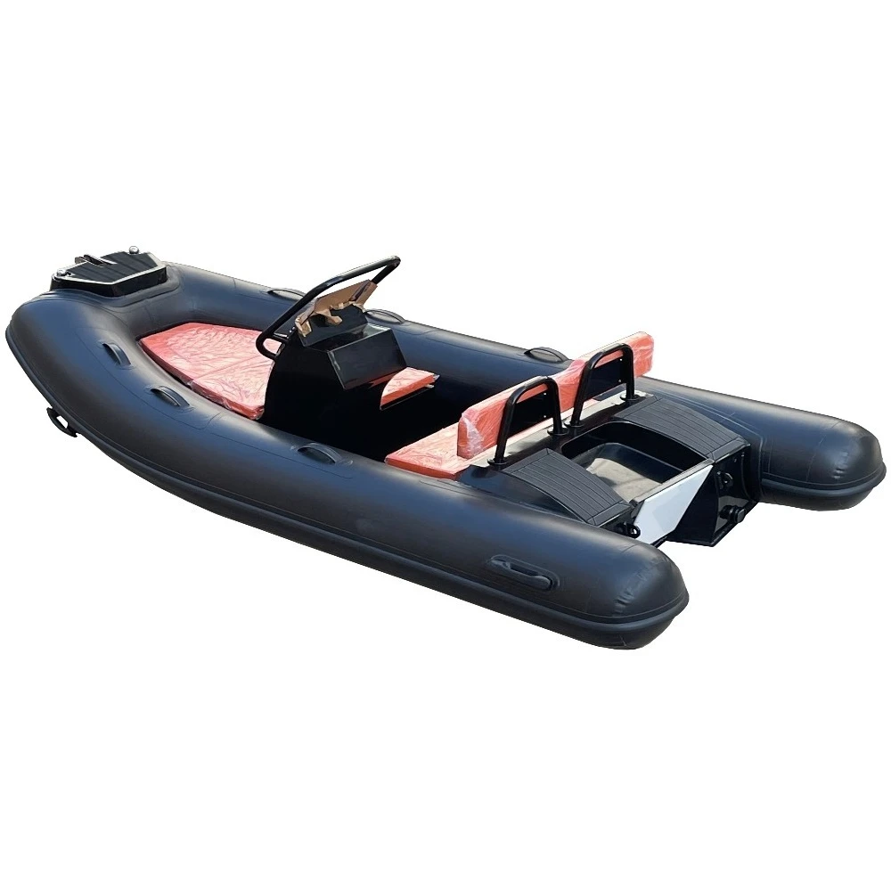 Kleines Beiboot, 11 Fuß, tiefer V-Rumpf, Hypalon/PVC, Speed Sport, starres Schlauchboot mit Aluminiumrippe