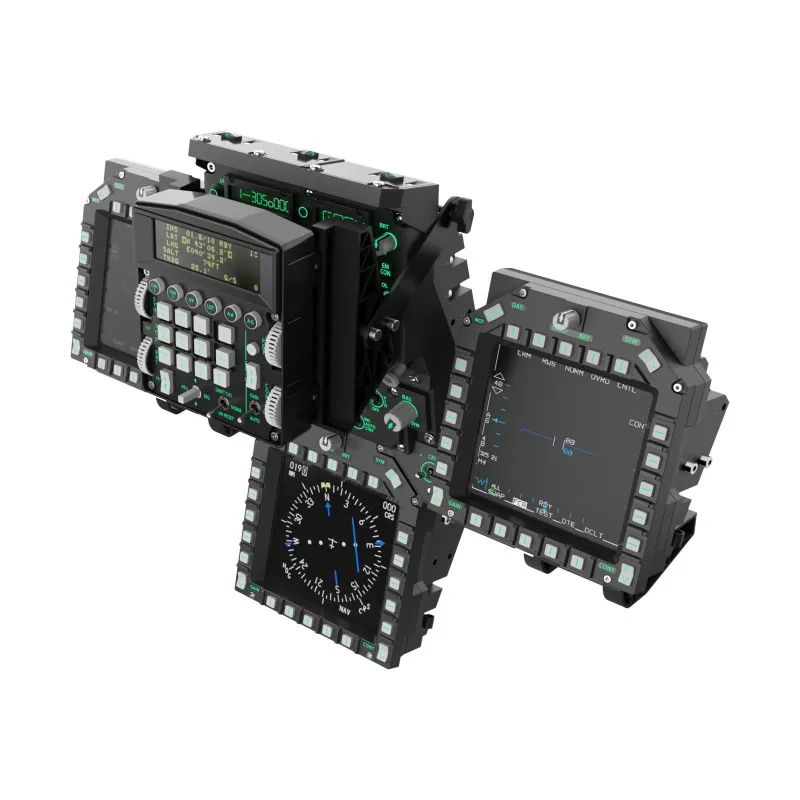 Flight Sim Control Panel Set, Realistic Aircraft Cockpit Instrument Panels for Simulation Enthusiasts