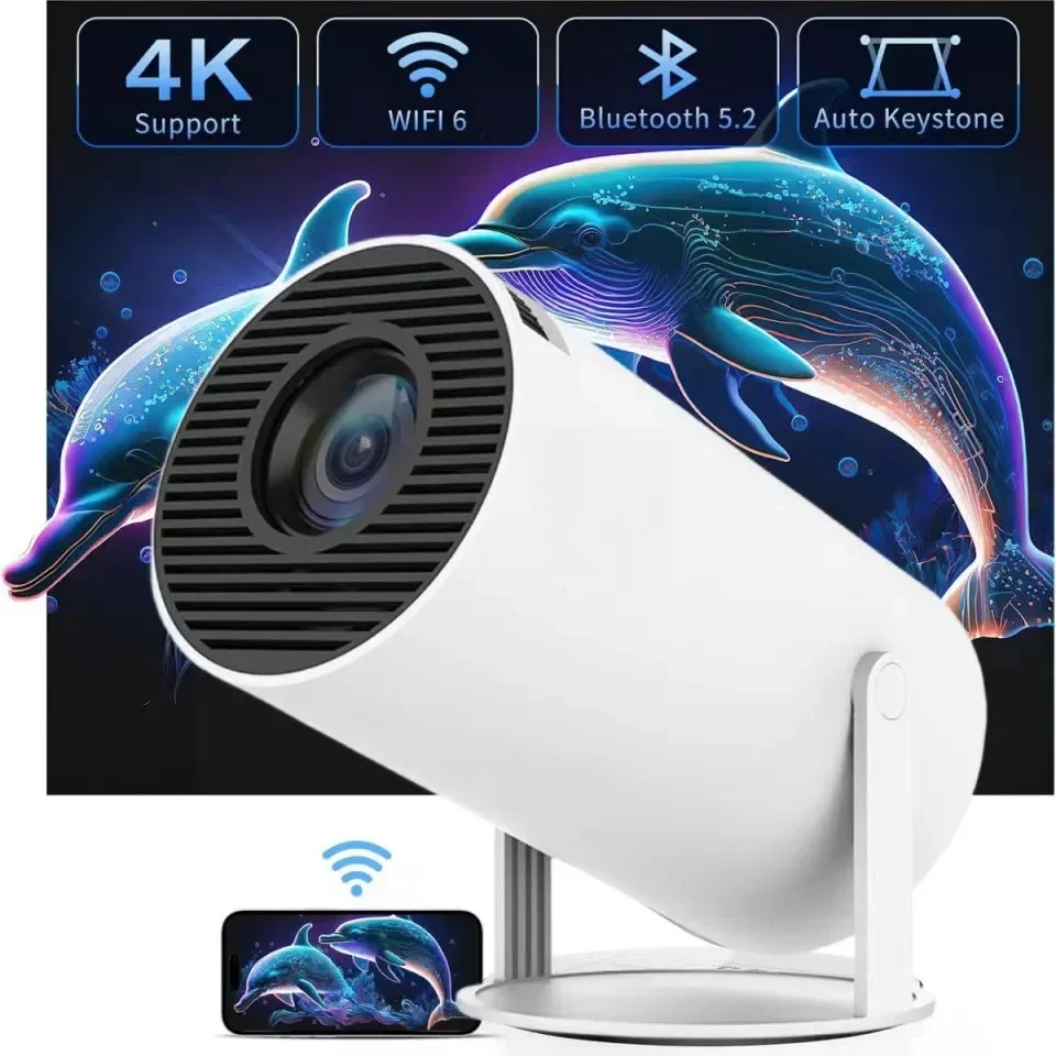 

Проектор Magcubic android11 4K 1280*720p hy300 Pro, двойной Wi-Fi 260ANSI 180, гибкий портативный наружный проектор bt5.0 для кинотеатра