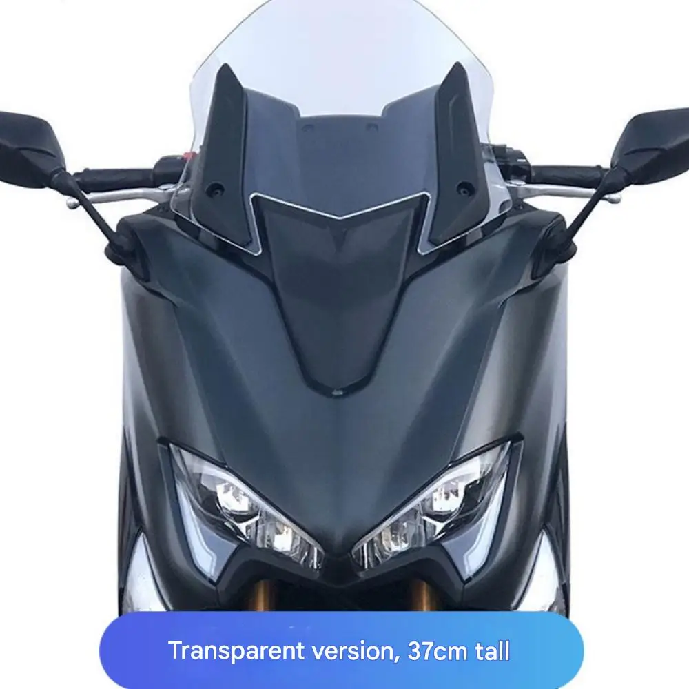 Modified Heightened Front Windshield Imported Glass Wind Screen Compatible with Yamaha TMAX530 DX/SX TMAX560 Scooter Accessories