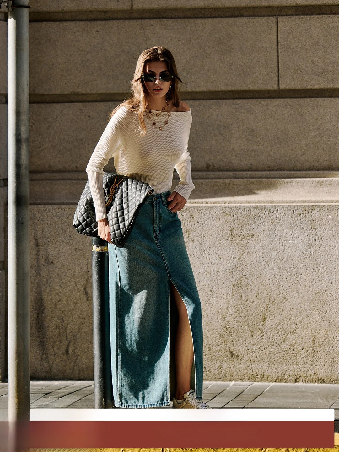 

Вязаный топ Luna7xi Slim Fit в полоску с полосками на плечах, для ранней осени, повседневный, высококачественный, модный, с эффектом похудения