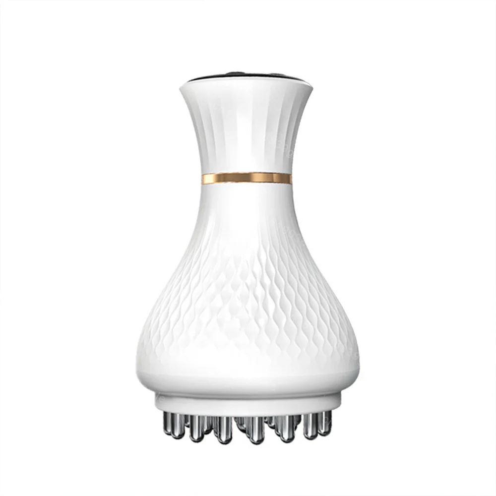 Electric Meridian Brush Microcurrent Pulse Scraping Instrument Red Light Heating Vibration Massage Slimming Up Full Body Massage